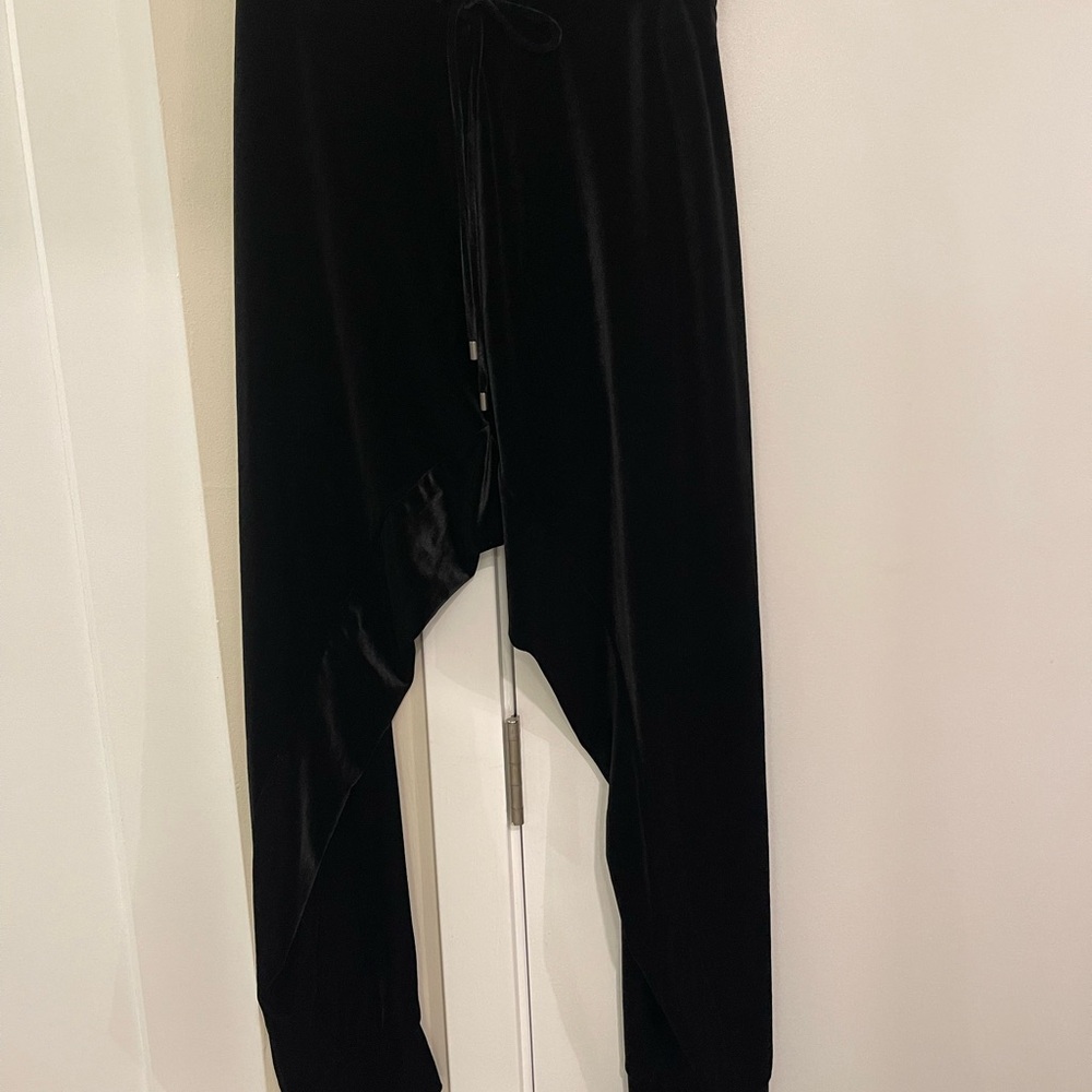 Eileen Fisher Black Velvet Pants